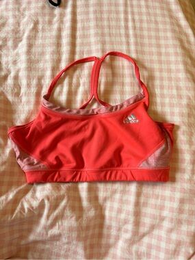 adidas Pink Racerback Sports Bra